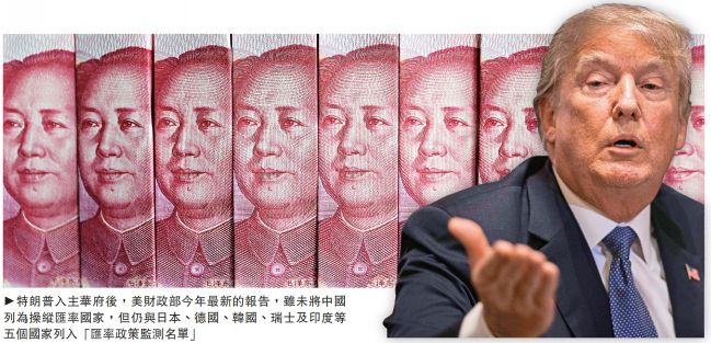 美财政部:中国未操纵汇率以获取不公平贸易优势