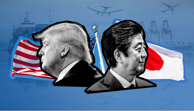 日本正寻求在贸易问题上与美国摊牌