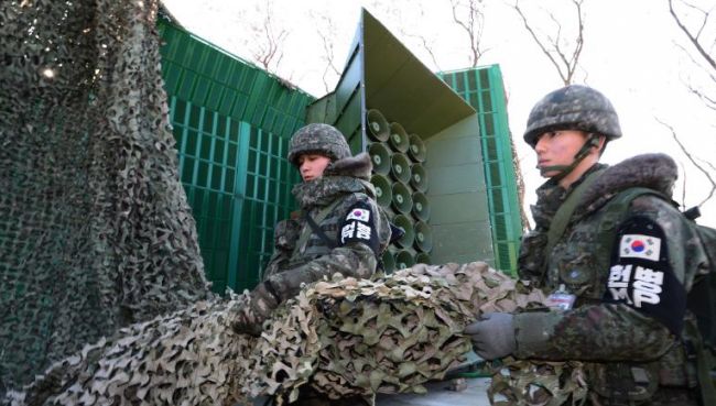 韩国停止边境的反朝广播宣传