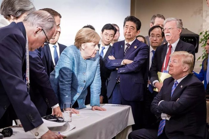 特朗普拒绝承认G7联合公报