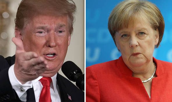特朗普狠批德国总理默克尔