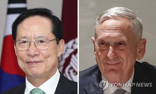 韩美防长下周在韩开会商讨暂停联演细节