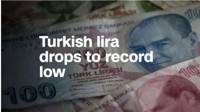 土耳其货币大跌拖累众多新兴市场