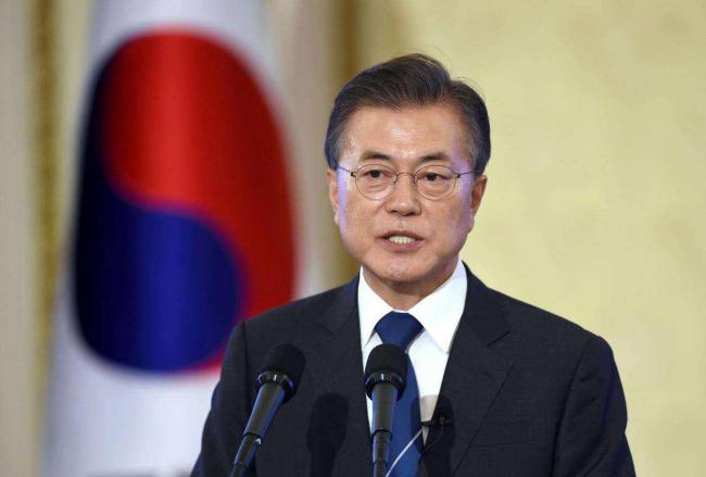 韩国总统文在寅支持率因平壤会谈上升11个百分点