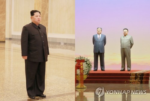 朝媒:金正恩建党日参谒锦绣山太阳宫