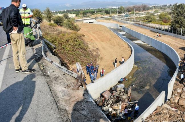 土耳其载送移民车坠毁 已致19人丧生