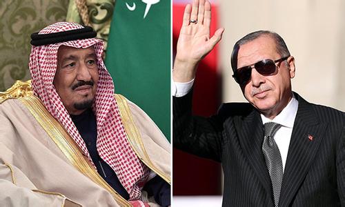 沙特国王就失踪记者事件同土耳其总统通电话