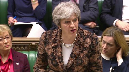 英国首相告诉议会：脱欧协议95%已经确定