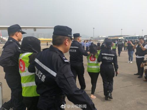 36名电信诈骗嫌犯被从菲律宾押回国:利用刷单行骗