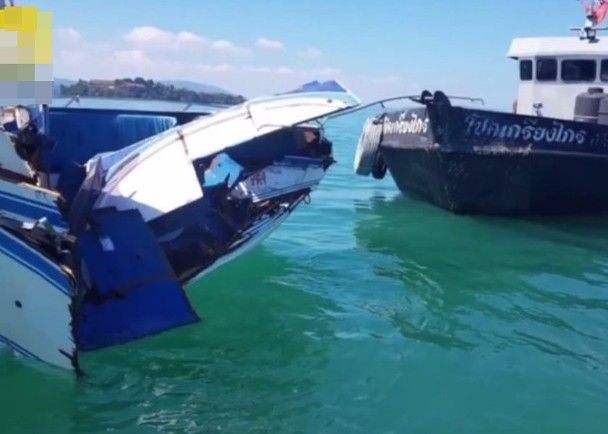 泰国一快艇与驳船相撞致7伤 伤者包括5名中国游客