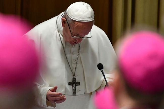 天主教皇就恋童癖问题在梵蒂冈峰会发表演讲