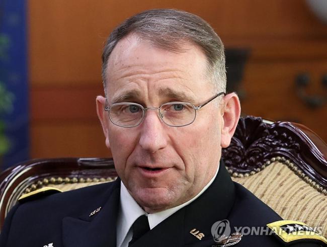 驻韩美军司令:驻军问题与和平协定是两码事