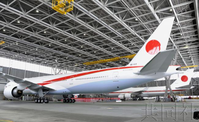日本政府专机举行交接仪式 波音747旧机本月底退役