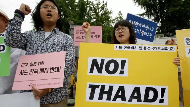 中国警告韩国乐天不要参与萨德