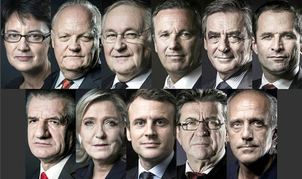 法国大选首轮：勒庞马克龙胜出
