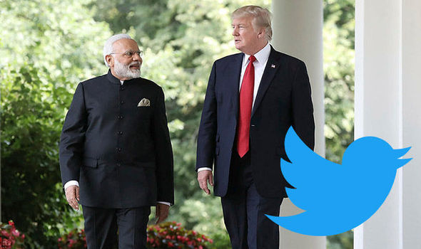 特朗普会面印度总理 自封“社交达人”