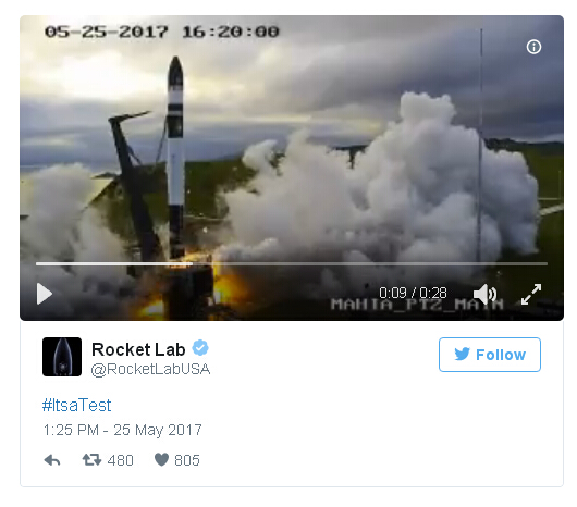 新西兰首枚火箭发射升空  跻身太空俱乐部