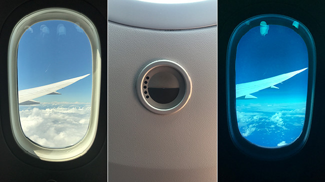澳航新飞机取消遮光板 启用电子调光窗户