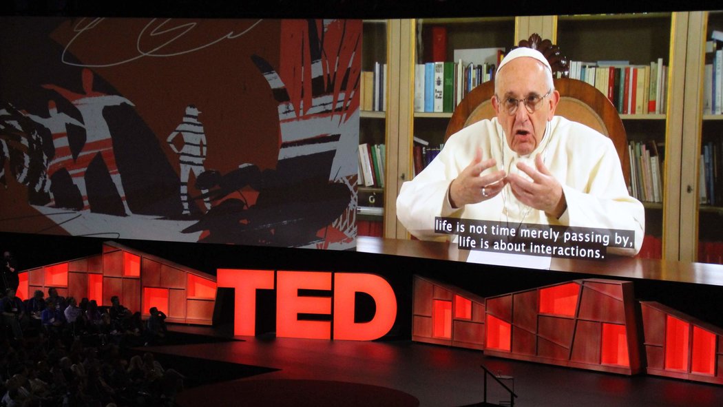 方济各教皇呼吁TED精英、富豪们关注人心和关系的培养