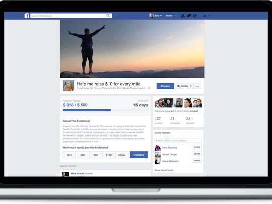 Facebook 开发出了个人集资工具