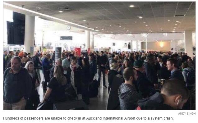 澳新多个机场同时发生系统故障 旅客滞留 现已修复