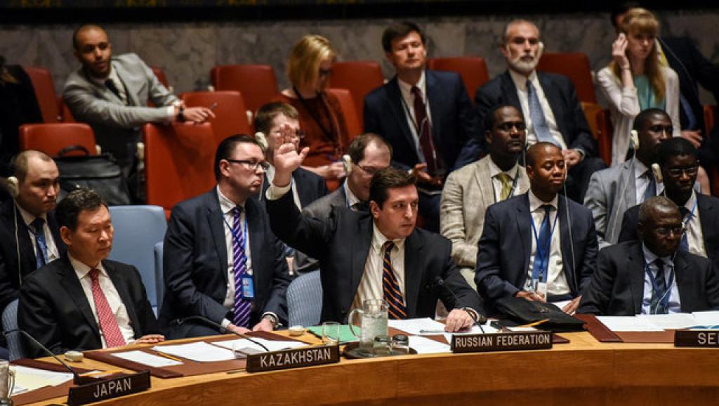 俄罗斯再次否决联合国叙利亚决议草案